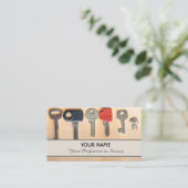 De sleutel tot uw succes - visitekaartje (Staand voorkant)