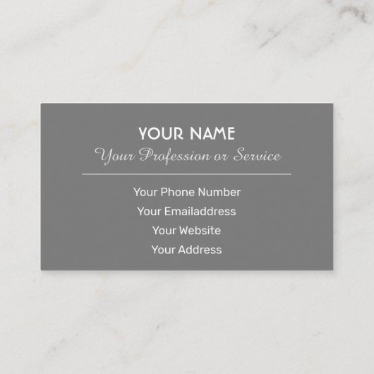 De sleutel tot uw succes - visitekaartje (Achterkant)