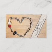 De sleutel tot uw succes - visitekaartje (Voorkant)