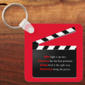 De SLEUTEL van de Directeur van de Film aan succes Sleutelhanger (Voorkant)