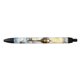 De Sleutel van de Eeuwigheid – Steampunk Vleugels Zwarte Inkt Pen