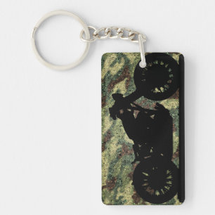 de sleutel van de motorfiets sleutelhanger