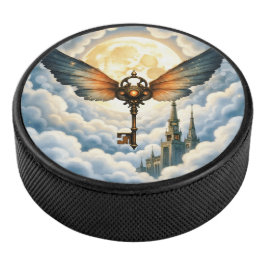 De Sleutel van Eeuwigheid – Steampunk Vleugels Hockey Puck