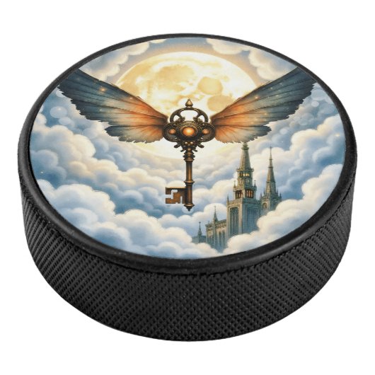 De Sleutel van Eeuwigheid – Steampunk Vleugels Hockey Puck (3/4)