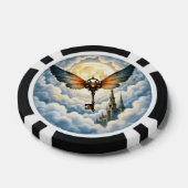 De Sleutel van Eeuwigheid – Steampunk Vleugels Poker Chips (Enkel)