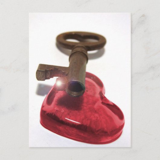 De sleutel van mijn hart... briefkaart (Voorkant)