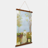 De sleutelbloem bruid hangend wandkleed (Gebogen)