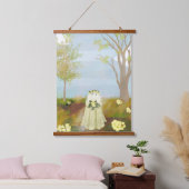De sleutelbloem bruid hangend wandkleed (Slaapkamer)