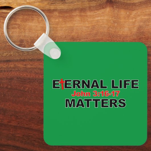 De Sleutelhanger Eternal Life is belangrijk (Voorkant)