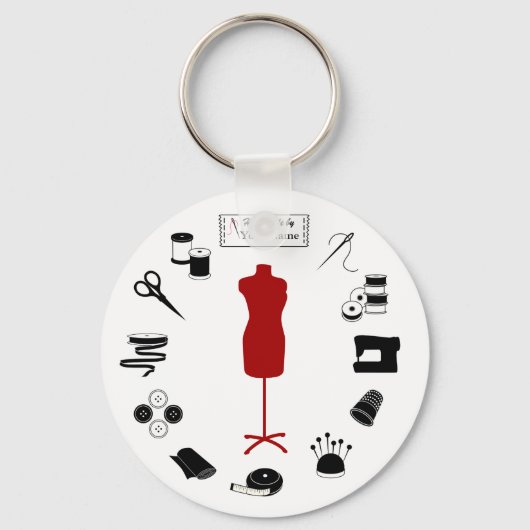 De Sleutelhanger Label aanpassen (Voorkant)