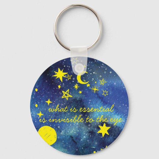 De Sleutelhanger Little Prince Quote Button (Voorkant)