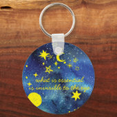 De Sleutelhanger Little Prince Quote Button (Voorkant)