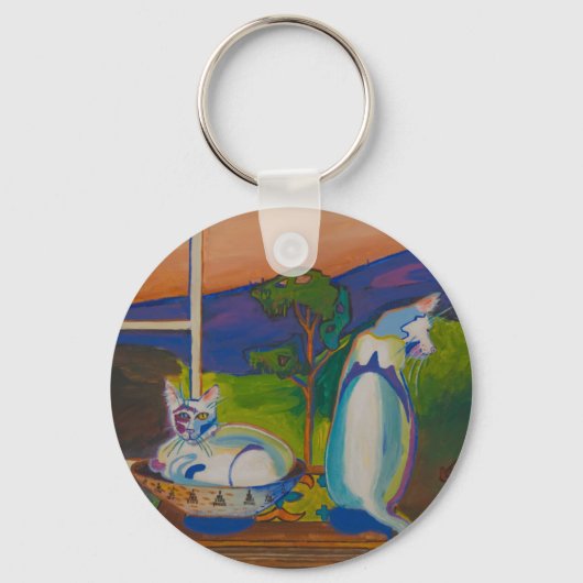 De Sleutelhanger Twevils-Pinky&Bleu (Voorkant)