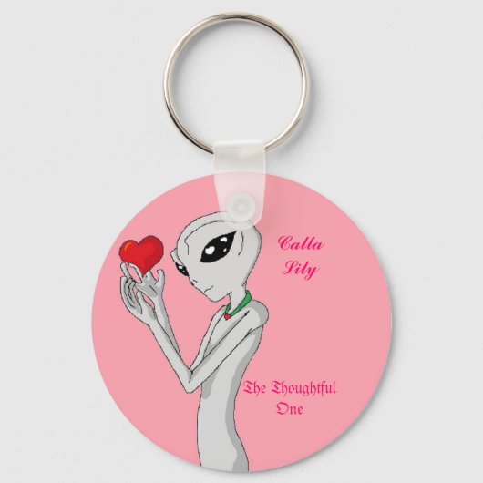 De Sleutelhanger van Calla Lily (Voorkant)