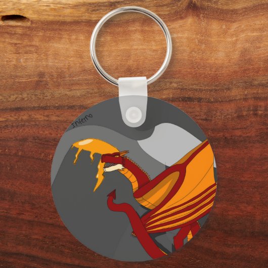 De Sleutelhanger van de branddraak (Voorkant)