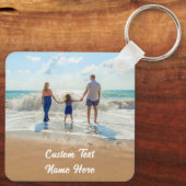 De Sleutelhanger van de de Naam van de Foto van de (Achterkant)