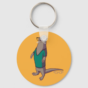 De Sleutelhanger van de Otter van Hipster (zonder