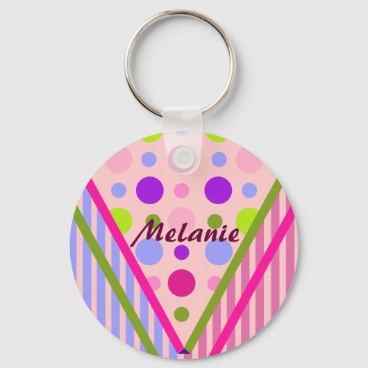 De Sleutelhanger van de trendy patronen van de kla (Voorkant)