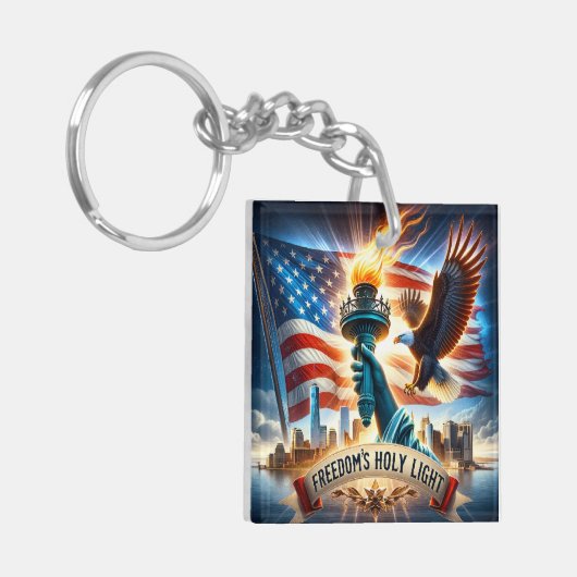De Sleutelhanger van het Heilig Licht van de Vrijh (Voorkant Links)