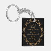 De Sleutelhanger van Serenity Prayer (Voorkant Links)