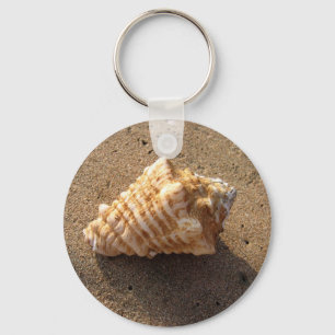 De Sleutelhanger van Shell van het Sand Beach van