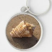 De Sleutelhanger van Shell van het Sand Beach van (Voorkant)