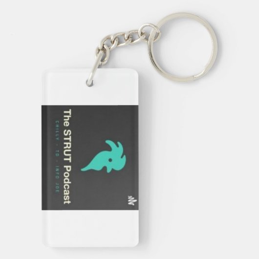 De sleutelhanger van Strut (achterkant)
