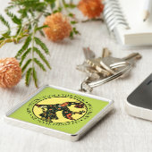 De Sleutelhanger Vol met Tekst (Zijkant)