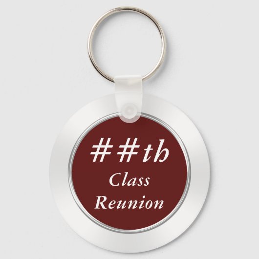 De Sleutelhangers van de Reunion van de klasse in  (Achterkant)