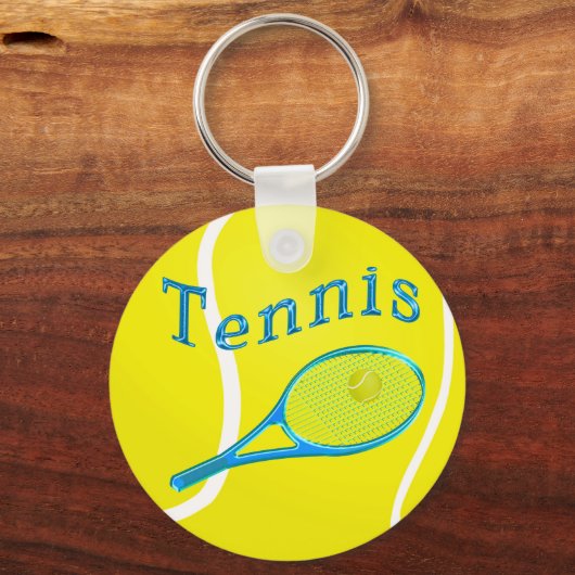 De SLEUTELHANGERS van TENNIS de Gepersonaliseerde  (Achterkant)