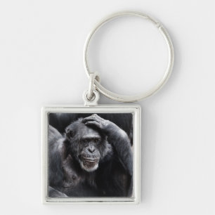De sleutelketen Old Chimpansee Sleutelhanger