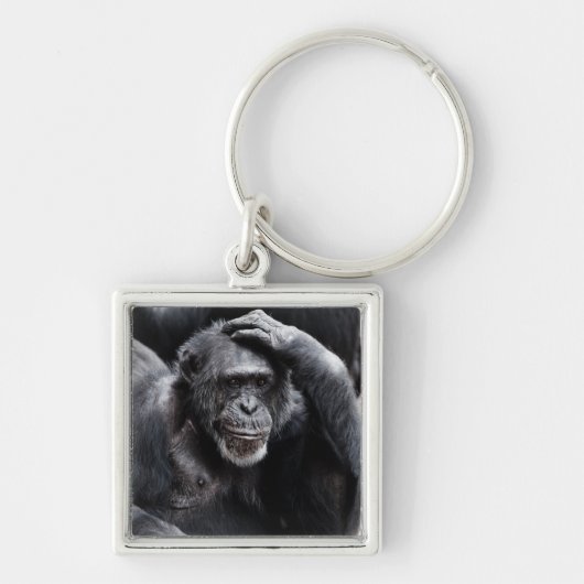 De sleutelketen Old Chimpansee Sleutelhanger (Voorkant)