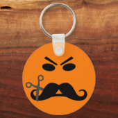De sleutelketen van Angry Mustache Sleutelhanger (Voorkant)