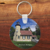 De sleutelketen van White River Lighthouse Sleutelhanger (Voorkant)