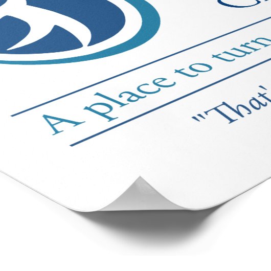 De sleutelklink van de sleutelhanger poster (Hoek)