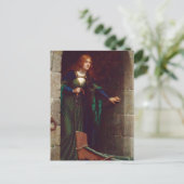 De sleutels, 1909 door Edmund Blair Leighton Briefkaart (Staand voorkant)