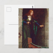 De sleutels, 1909 door Edmund Blair Leighton Briefkaart (Voorkant / Achterkant)