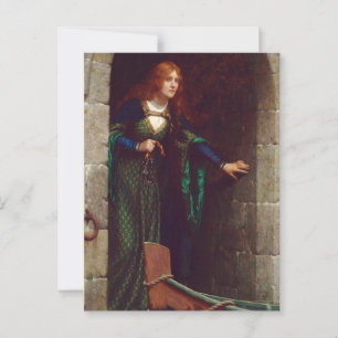 De sleutels, 1909 door Edmund Blair Leighton Briefkaart