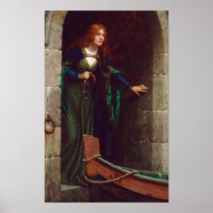 De sleutels, 1909 door Edmund Blair Leighton Poster