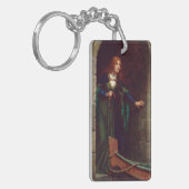 De sleutels, 1909 door Edmund Blair Leighton Sleutelhanger (Voorkant Links)