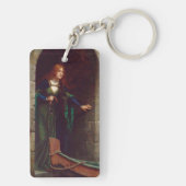 De sleutels, 1909 door Edmund Blair Leighton Sleutelhanger (achterkant)