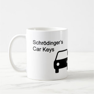 De Sleutels van de Auto van Schrodinger Koffiemok