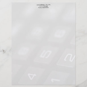 De sleutels van het aantal op calculator langzaam 