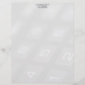 De sleutels van het aantal op calculator langzaam  (Voorkant)