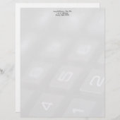 De sleutels van het aantal op calculator langzaam  (Voorkant / Achterkant)