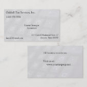 De sleutels van het aantal op calculator langzaam  visitekaartje (Voorkant / Achterkant)