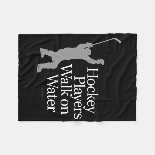 De sleutelspelers lopen op water fleece deken (Voorkant (Horizontaal))