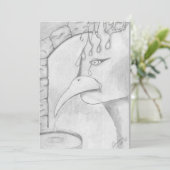 De slik feestdagenkaart (Staand voorkant)