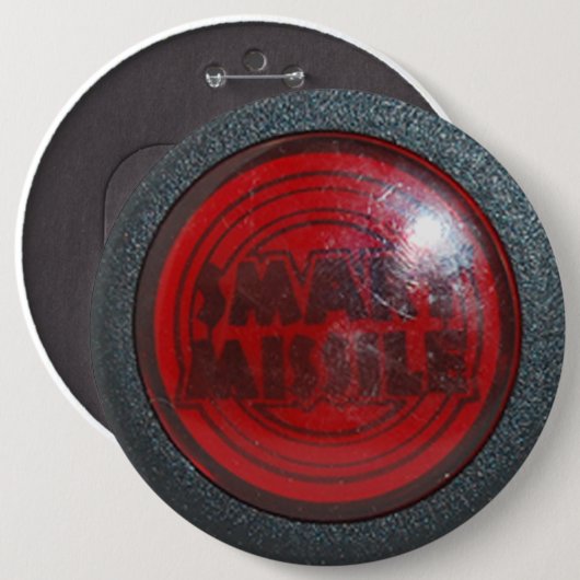 De slimme Button van de Raket (Voorkant /achterkant)