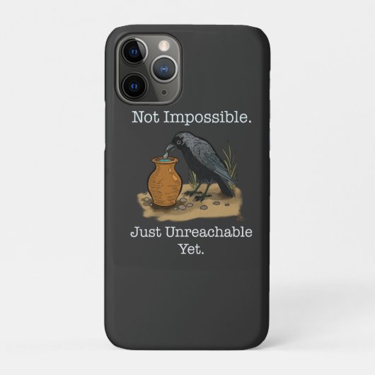 De slimme kraai: niet onmogelijk Case-Mate iPhone case (Achterkant)